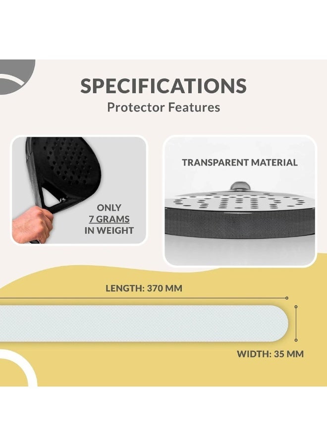 Padel Racket Protector - Transparent Standard Size - Image 2